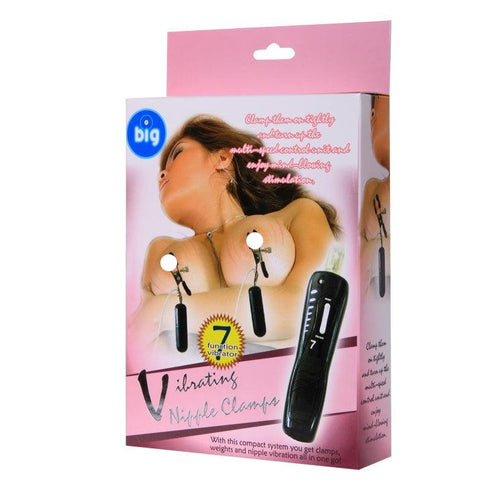 Vibrating Nipple Clamps Black